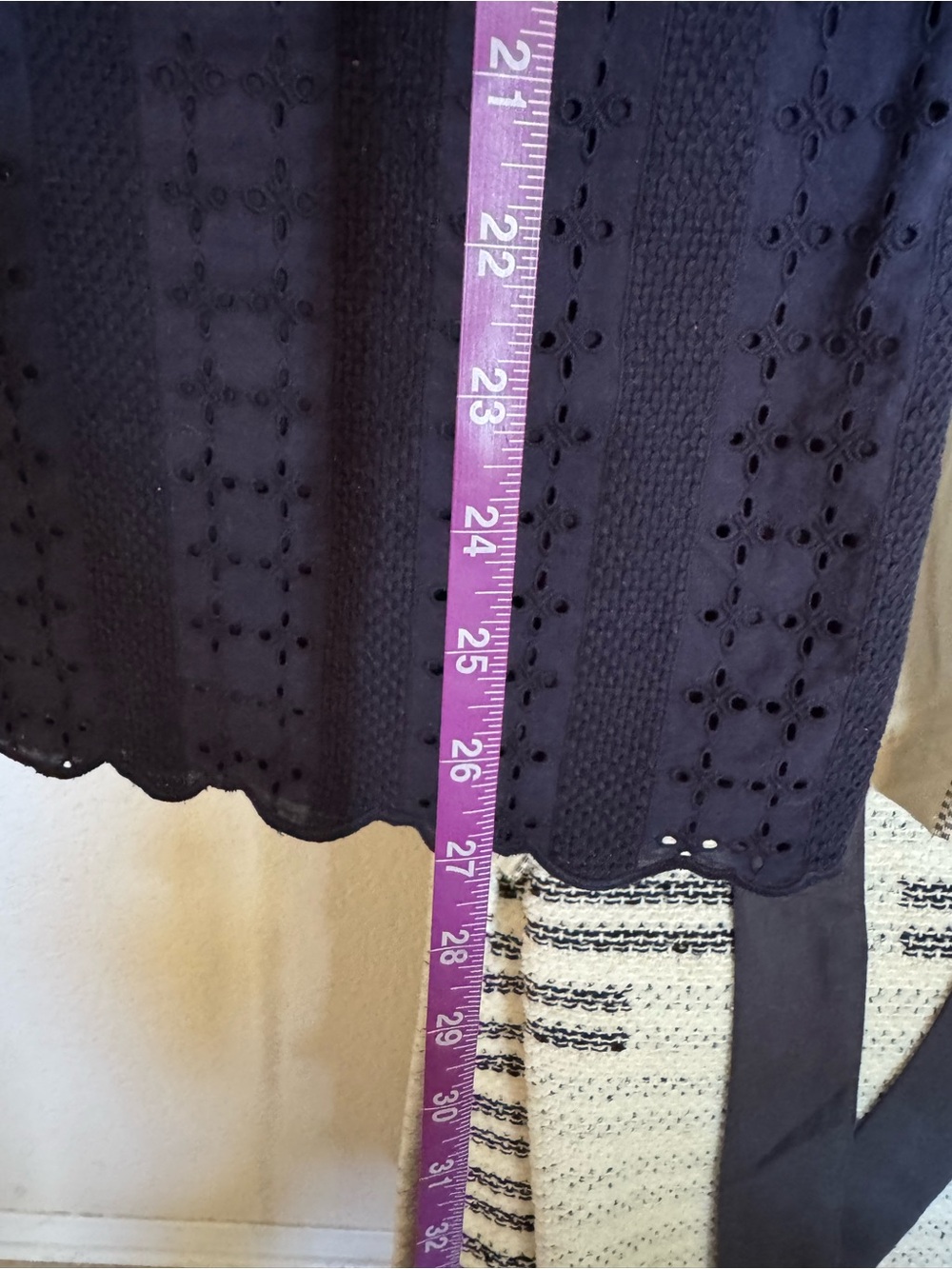 J. Crew Navy Strapless Eyelet Sundress - Picture 4 of 8